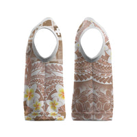 Tonga Christmas Knitted V-Neck Vest Kilisimasi Fiefia Retro Style Brown - Polynesian Pride