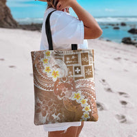 Tonga Christmas Tote Bag Kilisimasi Fiefia Retro Style Brown - Polynesian Pride