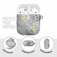Tonga Christmas AirPods Case Kilisimasi Fiefia Retro Style White LT05 - Polynesian Pride