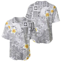 Tonga Christmas Baseball Jersey Kilisimasi Fiefia Retro Style White - Polynesian Pride