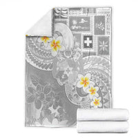 Tonga Christmas Blanket Kilisimasi Fiefia Retro Style White - Polynesian Pride