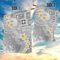 Tonga Christmas Garden Flag Kilisimasi Fiefia Retro Style White - Polynesian Pride