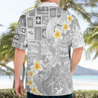 Tonga Christmas Hawaiian Shirt Kilisimasi Fiefia Retro Style White - Polynesian Pride