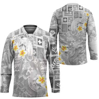 Tonga Christmas Hockey Jersey Kilisimasi Fiefia Retro Style White LT05 - Polynesian Pride