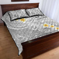 Tonga Christmas Quilt Bed Set Kilisimasi Fiefia Retro Style White - Polynesian Pride