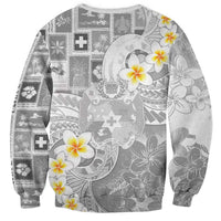 Tonga Christmas Sweatshirt Kilisimasi Fiefia Retro Style White - Polynesian Pride