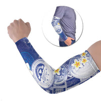 Federated States Of Micronesia Christmas Arm Sleeves Retro Style Bright Version - Polynesian Pride