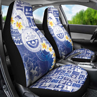 Federated States Of Micronesia Christmas Car Seat Cover Retro Style Bright Version - Polynesian Pride