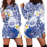 Federated States Of Micronesia Christmas Hoodie Dress Retro Style Bright Version - Polynesian Pride