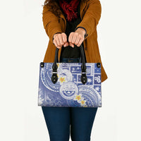 Federated States Of Micronesia Christmas Leather Bag Retro Style Bright Version - Polynesian Pride