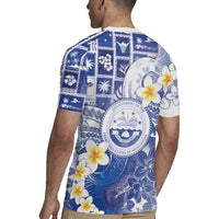 Federated States Of Micronesia Christmas Rugby Jersey Retro Style Bright Version - Polynesian Pride