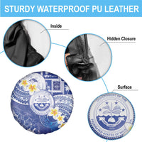 Federated States Of Micronesia Christmas Spare Tire Cover Retro Style Bright Version - Polynesian Pride