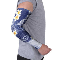 Federated States Of Micronesia Christmas Arm Sleeves Retro Style Dark Version - Polynesian Pride