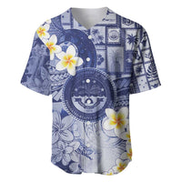 Federated States Of Micronesia Christmas Baseball Jersey Retro Style Dark Version - Polynesian Pride