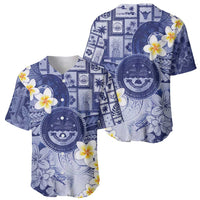 Federated States Of Micronesia Christmas Baseball Jersey Retro Style Dark Version - Polynesian Pride