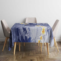 Federated States Of Micronesia Christmas Tablecloth Retro Style Dark Version - Polynesian Pride