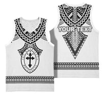 Personalised Melanesian Brotherhood Basketball Jersey With Tribal Pattern LT05 - Polynesian Pride