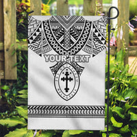 Personalised Melanesian Brotherhood Garden Flag With Tribal Pattern - Polynesian Pride