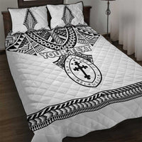 Personalised Melanesian Brotherhood Quilt Bed Set With Tribal Pattern - Polynesian Pride