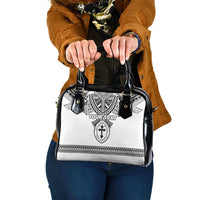 Personalised Melanesian Brotherhood Shoulder Handbag With Tribal Pattern - Polynesian Pride