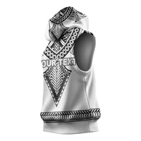 Personalised Melanesian Brotherhood Sleeveless Hoodie With Tribal Pattern LT05 - Polynesian Pride