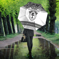 Personalised Melanesian Brotherhood Umbrella With Tribal Pattern - Polynesian Pride