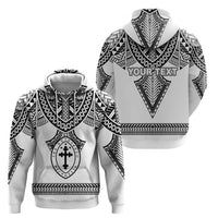 Personalised Melanesian Brotherhood Zip Hoodie With Tribal Pattern LT05 - Polynesian Pride