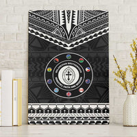 Melanesian Brotherhood Canvas Wall Art Ministry Faith And Mission LT05 Without Frame Black - Polynesian Pride