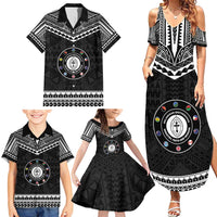 Personalised Melanesian Brotherhood Family Matching Summer Maxi Dress and Hawaiian Shirt Ministry Faith And Mission - Polynesian Pride