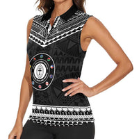 Personalised Melanesian Brotherhood Women Sleeveless Polo Shirt Ministry Faith And Mission - Polynesian Pride