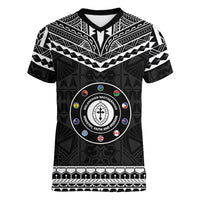 Personalised Melanesian Brotherhood Women V-Neck T-Shirt Ministry Faith And Mission - Polynesian Pride