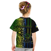 Custom Vanuatu Malampa Kid T Shirt Polynesian Tribal LT6 - Polynesian Pride