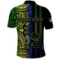 Custom Vanuatu Malampa Polo Shirt Polynesian Tribal LT6 - Polynesian Pride