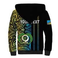 Custom Vanuatu Torba Sherpa Hoodie Polynesian Tribal LT6 - Polynesian Pride