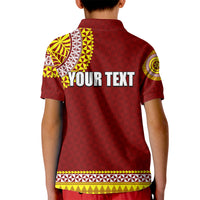 Tonga School Tonga High School Kid Polo Shirt Tribal Pattern LT6 - Polynesian Pride