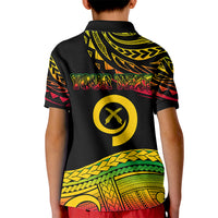Custom Tribal Vanuatu Kid Polo Shirt Pround To Be A Ni-Van LT6 - Polynesian Pride