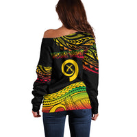 Custom Tribal Vanuatu Off Shoulder Sweater Pround To Be A Ni-Van LT6 - Polynesian Pride