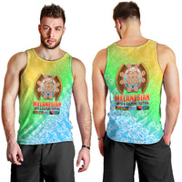 Melanesian Festival 2023 Men Tank Top Fest'Napuan Colorful Style LT6 - Polynesian Pride