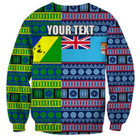 (Custom Personalised) Fiji Malampa Sweatshirt Tribal Patterns LT6 - Polynesian Pride