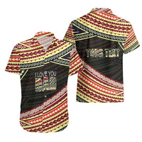 (Custom Personalised) Happy Fathers Day Polynesian Hawaiian Shirt I Love You Dad LT6 - Polynesian Pride