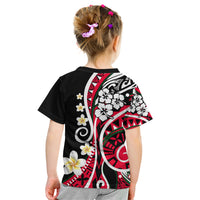 Plumeria Polynesian Kid T Shirt Trending Red LT6 - Polynesian Pride