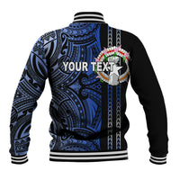 Custom Northern Mariana Islands Baseball Jacket Polynesian Tribal LT6 - Polynesian Pride