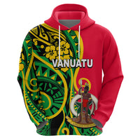 Custom Vanuatu Hoodie Polynesian Patterns LT6 - Polynesian Pride