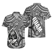 Polynesian Guam Hawaiian Shirt with Coat Of Arms Claws Style - White LT6 - Polynesian Pride
