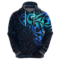 Matariki New Zealand Hoodie Maori New Year Galaxy Sky Blue LT6 - Polynesian Pride