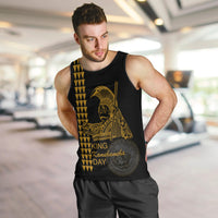 Custom Hawaii Men Tank Top King Kamehameha Day - Gold LT6 - Polynesian Pride