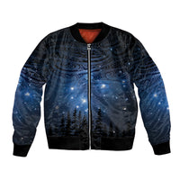 Matariki Te Tau Hou Māori Bomber Jacket New Zealand Starry Sky LT7 Unisex Galaxy - Polynesian Pride