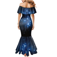 Matariki Te Tau Hou Māori Mermaid Dress New Zealand Starry Sky LT7 - Polynesian Pride