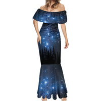 Matariki Te Tau Hou Māori Mermaid Dress New Zealand Starry Sky LT7 - Polynesian Pride