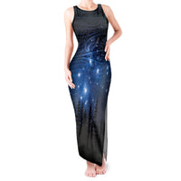 Matariki Te Tau Hou Māori Tank Maxi Dress New Zealand Starry Sky LT7 Women Galaxy - Polynesian Pride